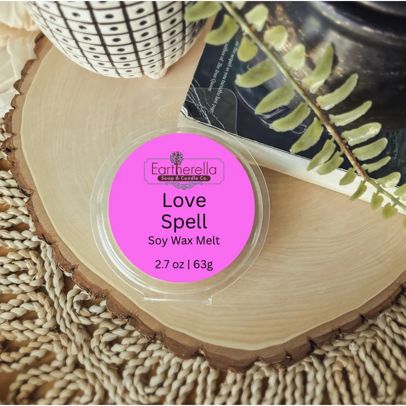 LOVE SPELL Wax Melts Tarts | Round Clamshell | 2.7 oz