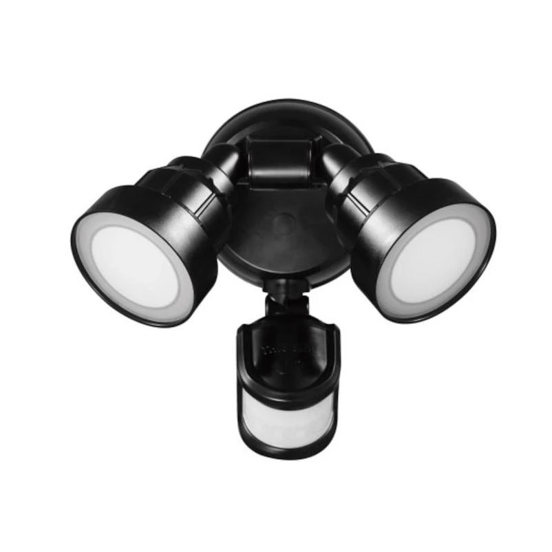 Outdoor Motion Sensor Led Security Light – Hardwired Black, 1400 lumens