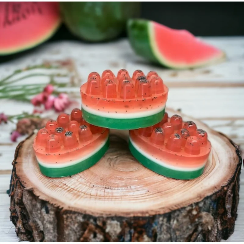 WATERMELON exfoliating massage soap bar | 5 oz